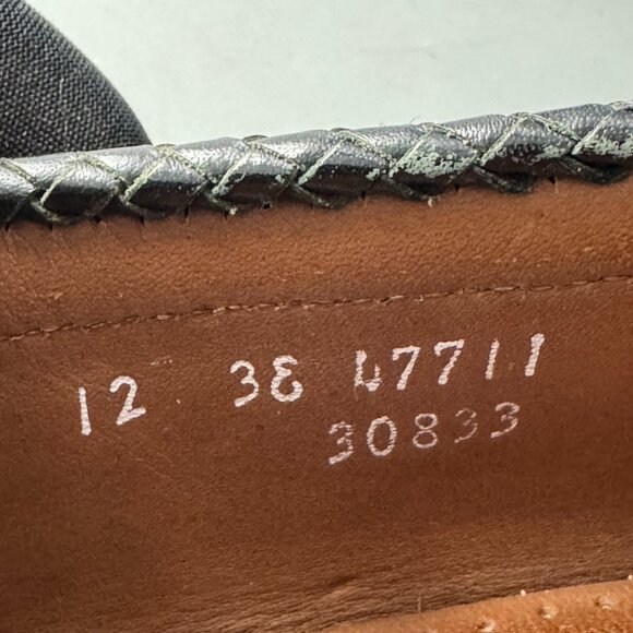 Allen Edmonds Stowe Tassel Loafers Black Leather Made in USA Mens Size 12 - Picture 14 of 15